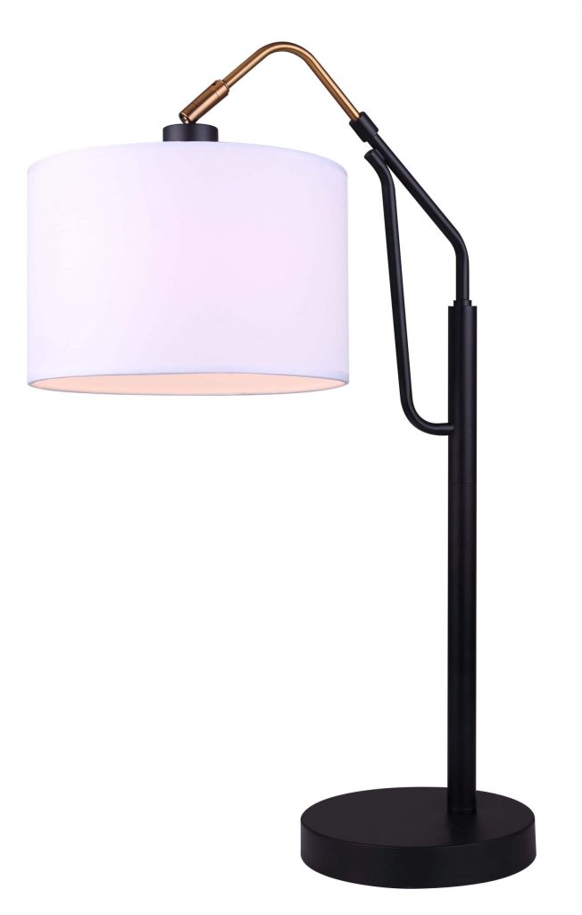 Lampe De Table – Winston – Canarm – ITL1024A27BKG