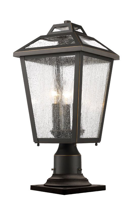 Lampe Piédestal Extérieure – Bayland – Z-Lite – 539PHMR-533PM-ORB